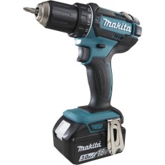 Makita DDF482RFJ Cordless Drill/Driver - 2 Batteries Included, Keyless Chuck - Powerful Performance & Versatile Design!